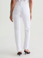 AG Jeans Mari Crop Mid Rise Slim Straight - Gallery White