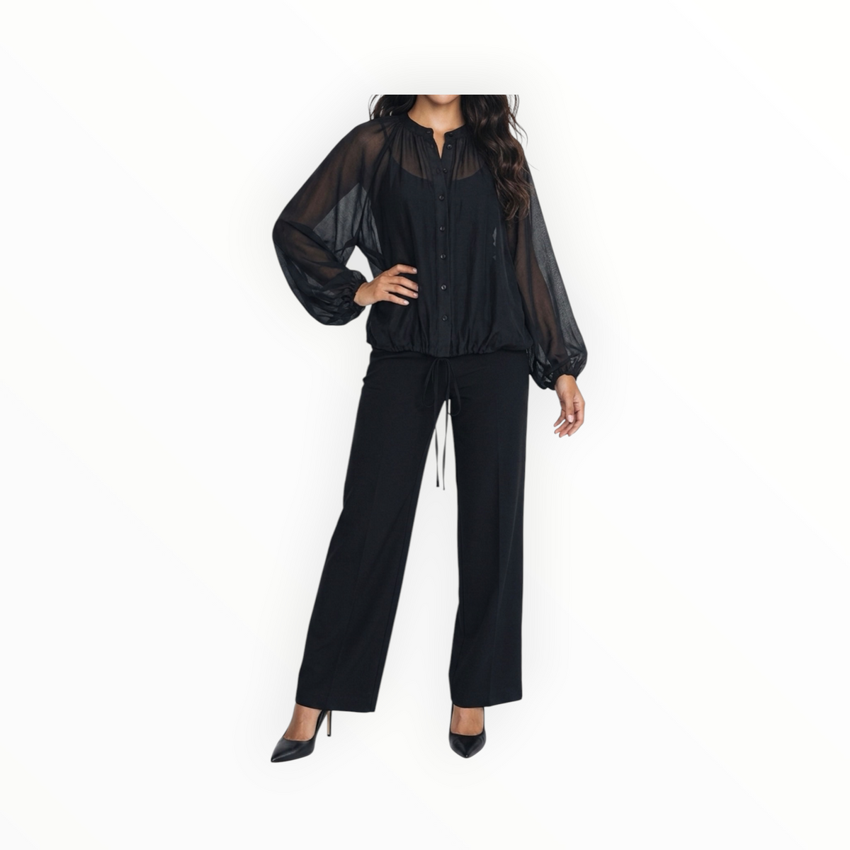 B-YU Camicia Blouse - Black