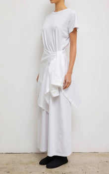 LESET Margo Maxi Dress - White