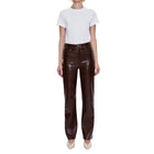 Pistola Cassie Super High Rise Straight - Tobacco Cognac