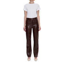 Pistola Cassie Super High Rise Straight - Tobacco Cognac