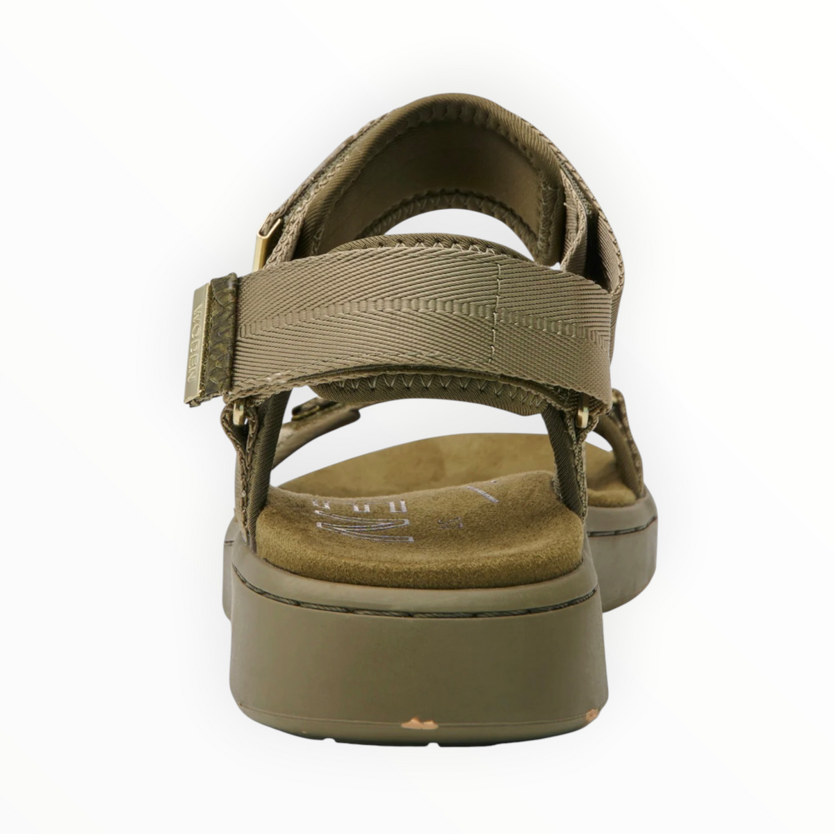 WODEN Line Sandal - Dark Olive