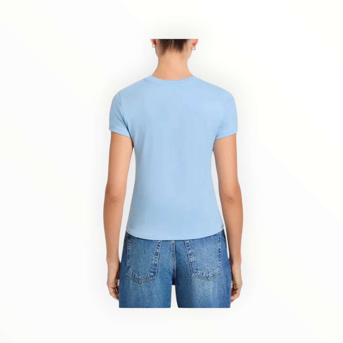 Frame The Vintage Baby Tee - Powder Blue