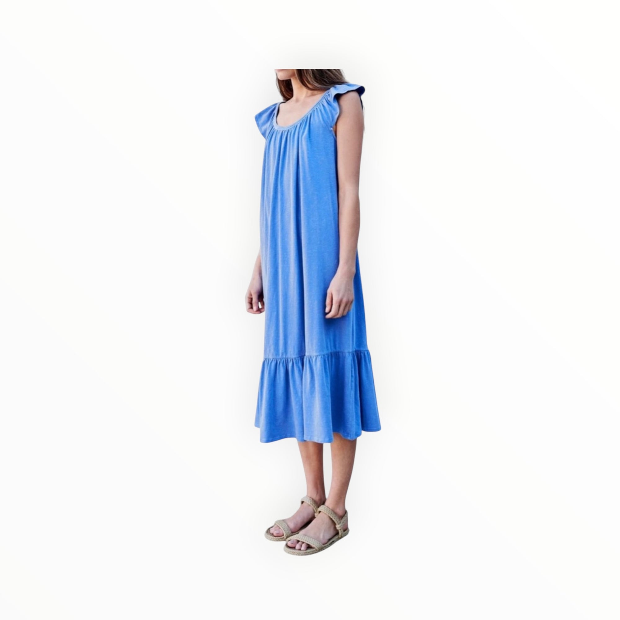 Sundry Trapeze Dress - Pigment Surf
