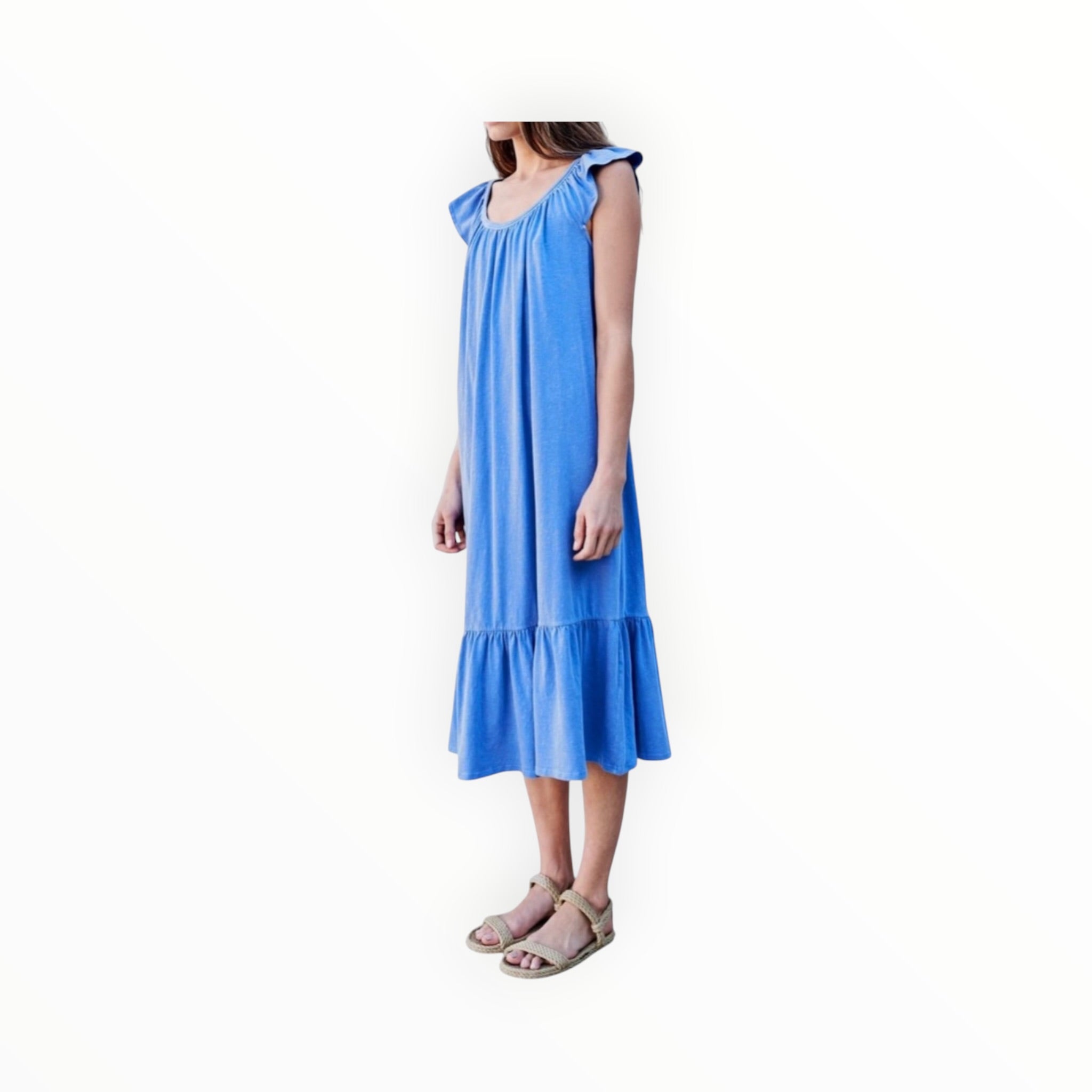Sundry Trapeze Dress - Pigment Surf
