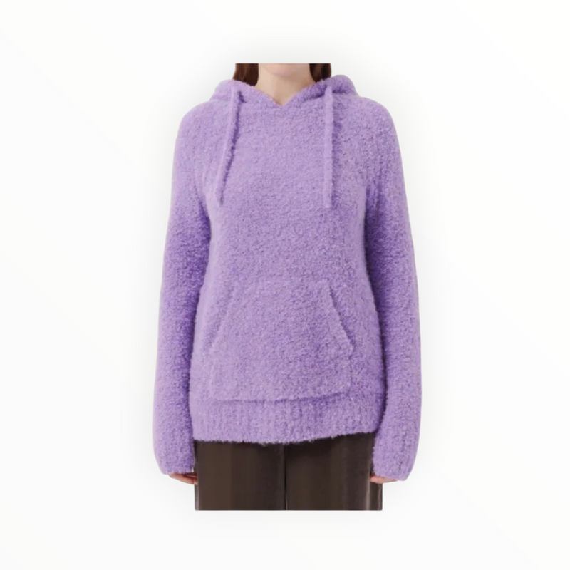 ATM Wool Alpaca-Blend Hoodie - French Violet