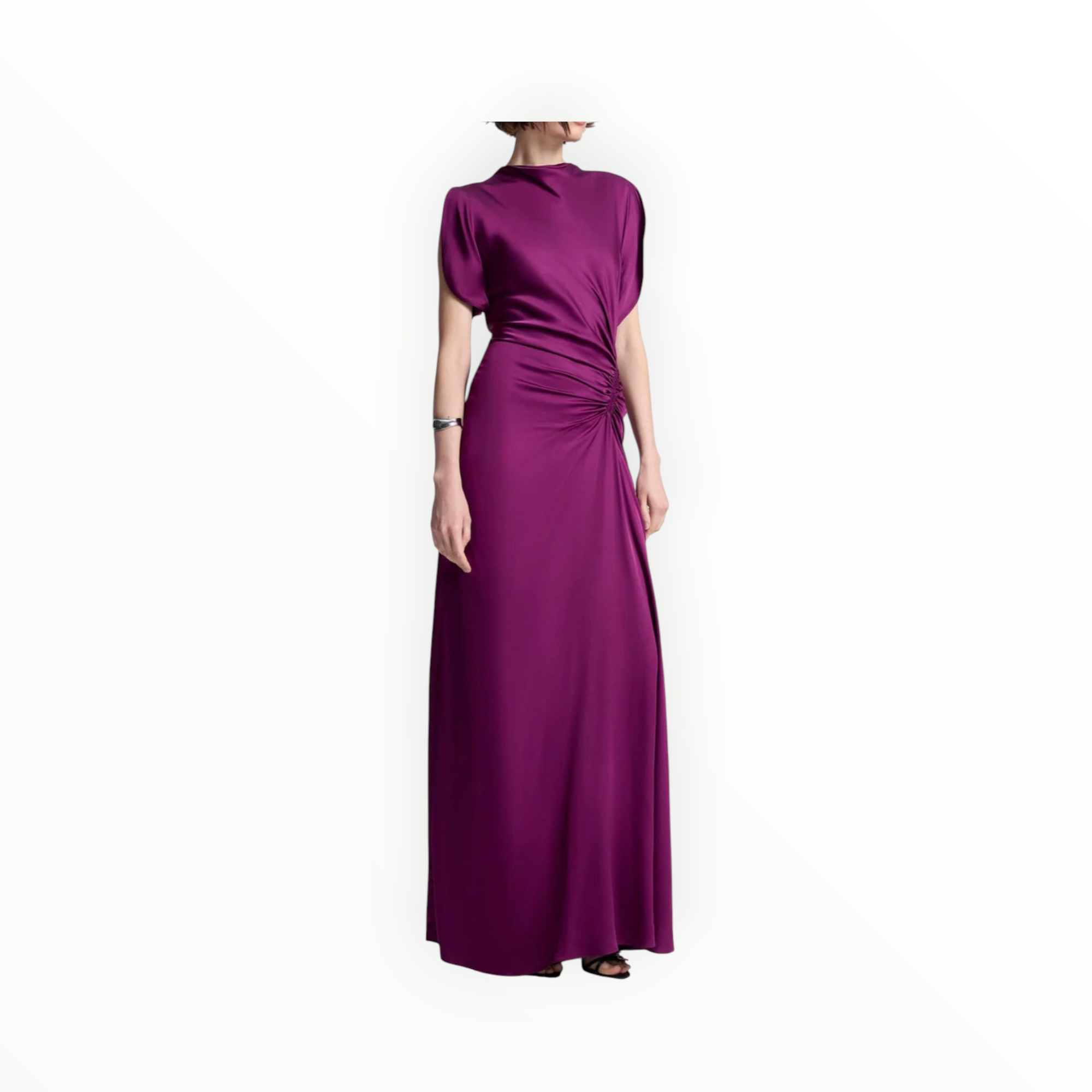 A.L.C. Nadia Satin Gown - Jewel