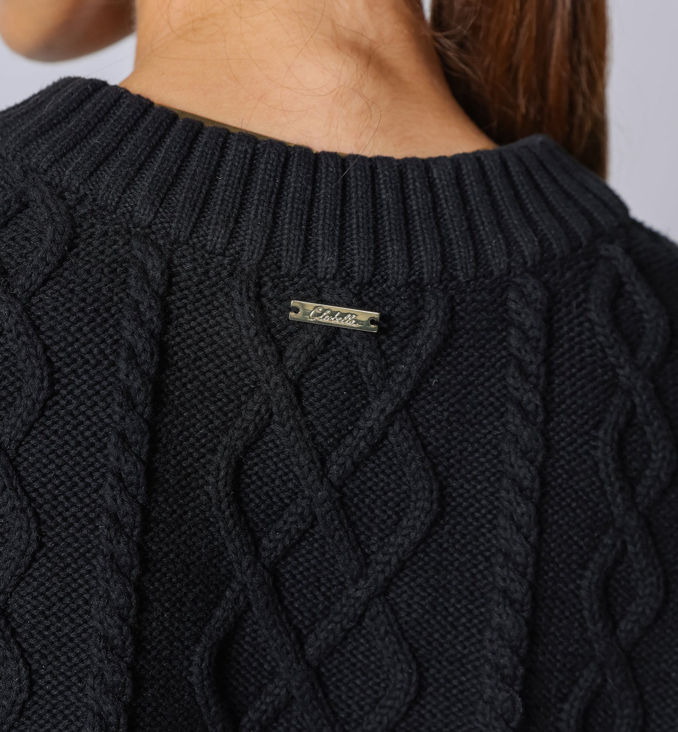 Cleobella Gigi Cropped Sweater Vest - Black