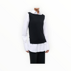 STAUD Damian Top - Black/White