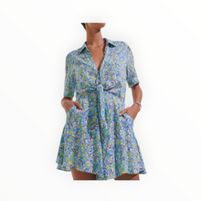 Poupette St. Barth Bettina Jumpsuit - Turquoise Graffiti