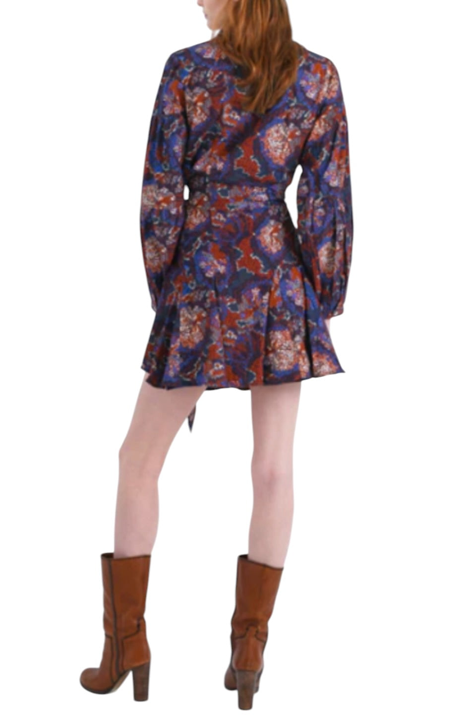 Chufy Ushi Mini Dress - Navy Multi