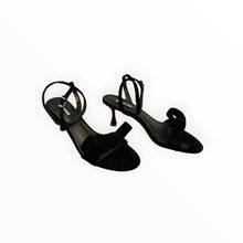 Lola Cruz Cynthia Velvet Heels 65 With Bow - Black