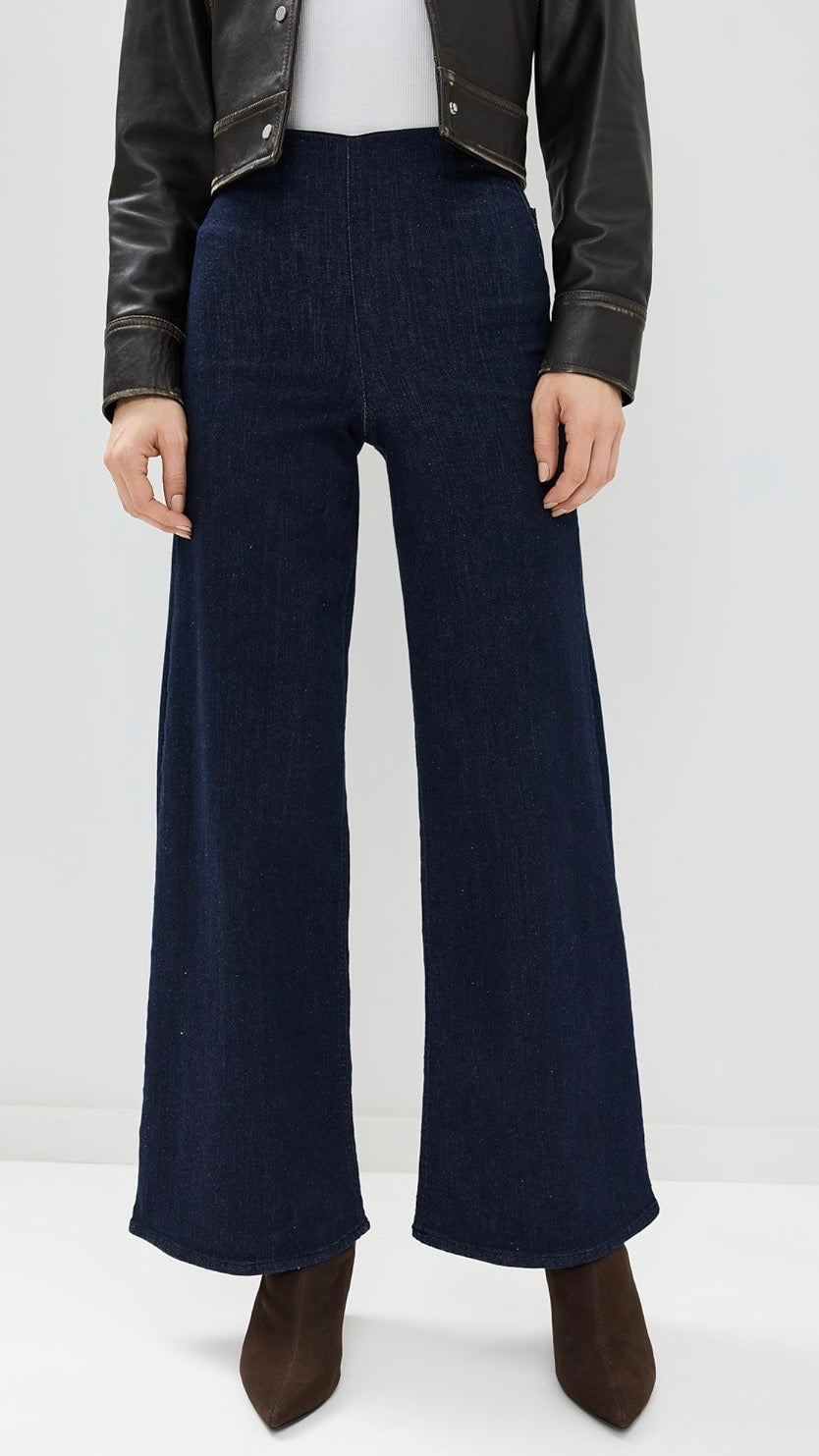 rag & bone Epic Sofie High-Rise Ankle Pull On Jeans - Rinse