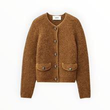 ba&sh Harry Textured Knit Cardigan - Bronze