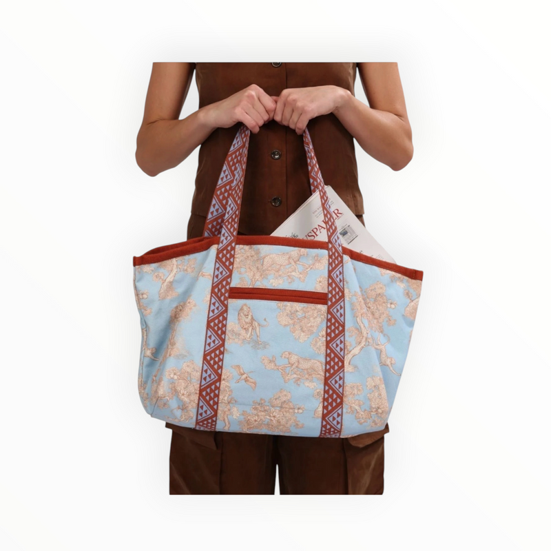 Las Sureñas Bag Africa - Light Blue