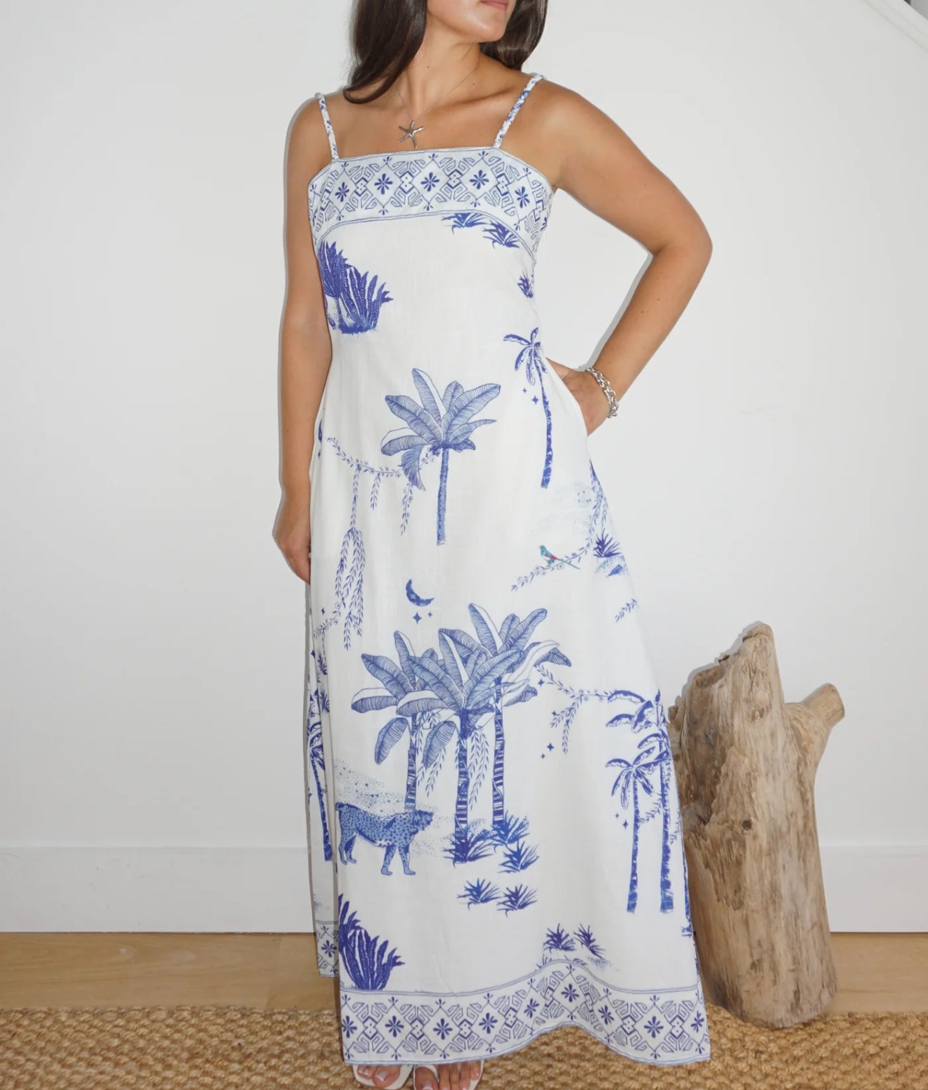 NIBI MTK Lydia Tube Dress - Sahara Print