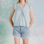 Love The Label Dana Top - Mrs Stoneley Blue