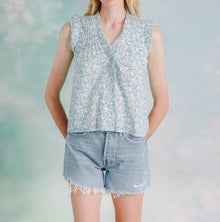 Love The Label Dana Top - Mrs Stoneley Blue