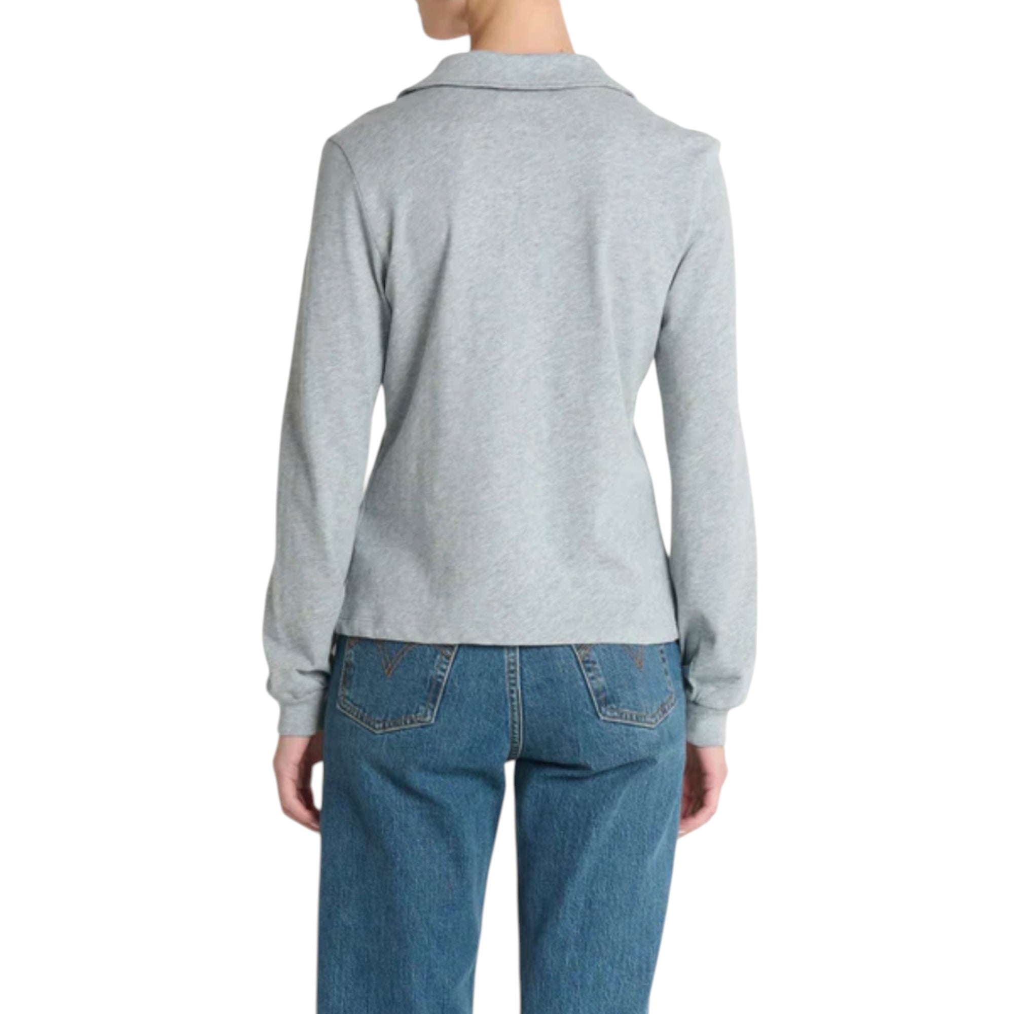 Nation Ltd Kimberley Polo Tee - Heather Grey