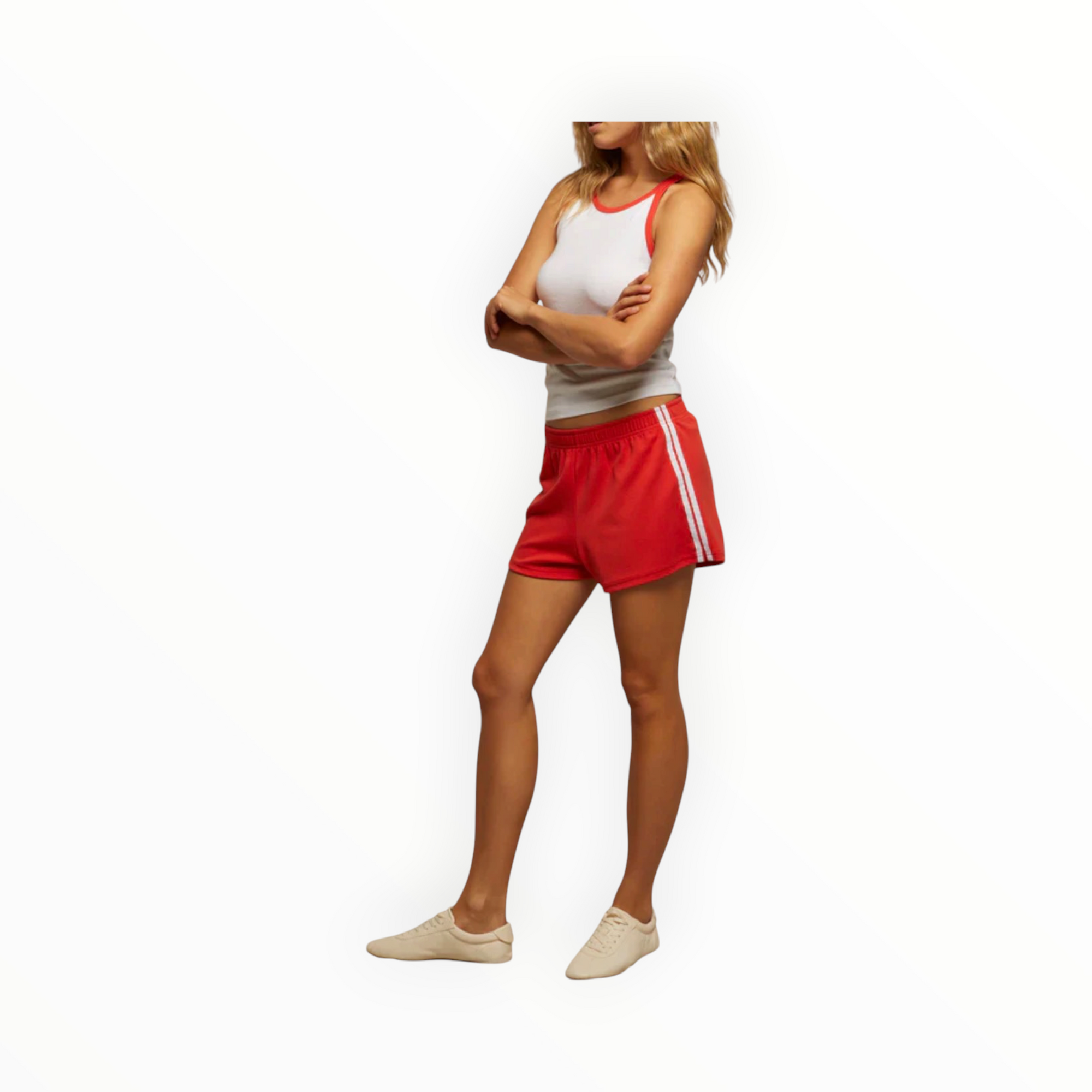 perfectwhitetee Mikayla Shorts - Poppy