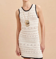 La Ligne Mallory Dress - Cream/Black