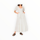 MILLE Maja Dress - Pearl Eyelet
