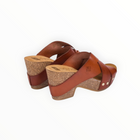 nassima Kilda Wedge Sandal - Brown
