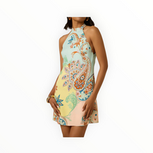Hemant & Nandita Halter Mini Dress - Multi