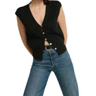 Nation Ltd Morganna Sweater Vest - Jet Black