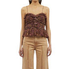 Ulla Johnson Della Top - Pomegranate