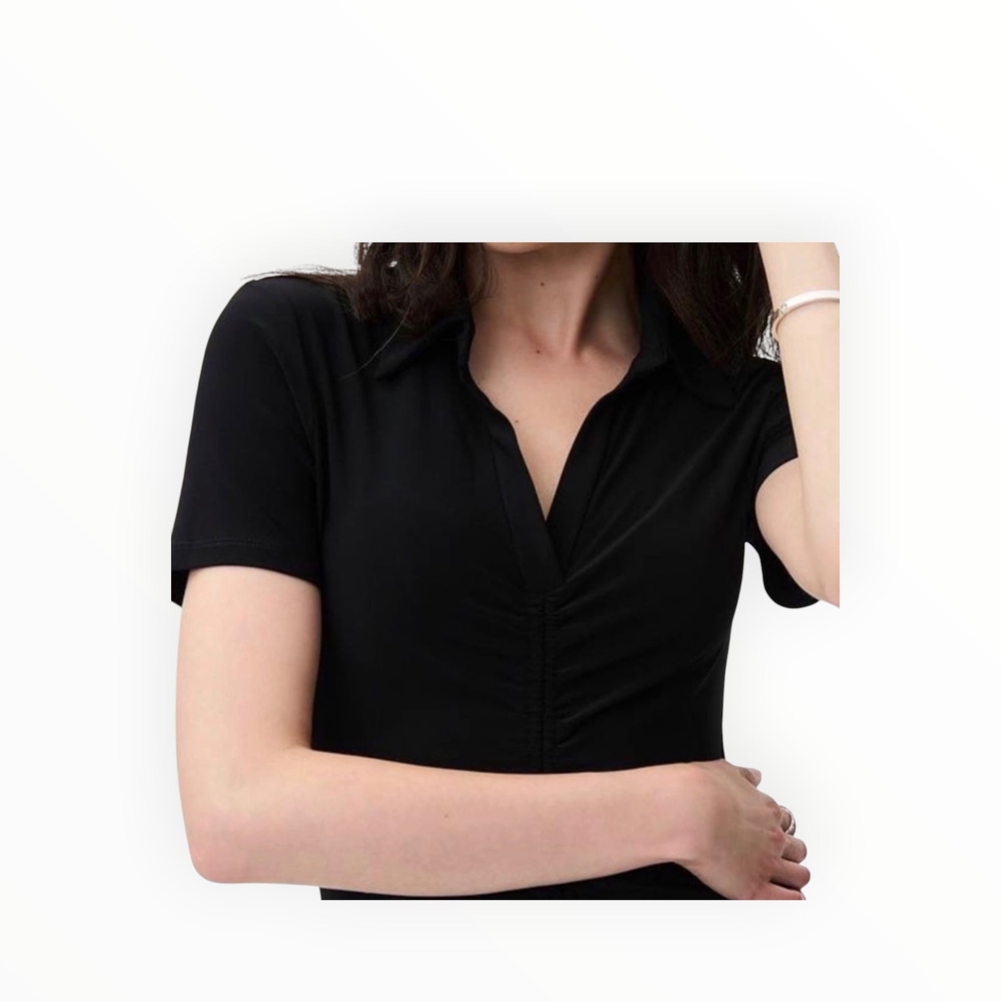 Joseph Ribkoff A-line Polo Dress - Black