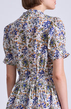 Apiece Apart Las Almas Dress - Batik Floral Cream