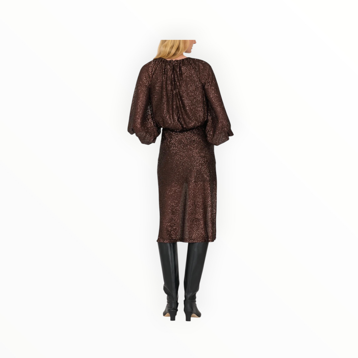 Secular Ava Top - Chocolate Sequins