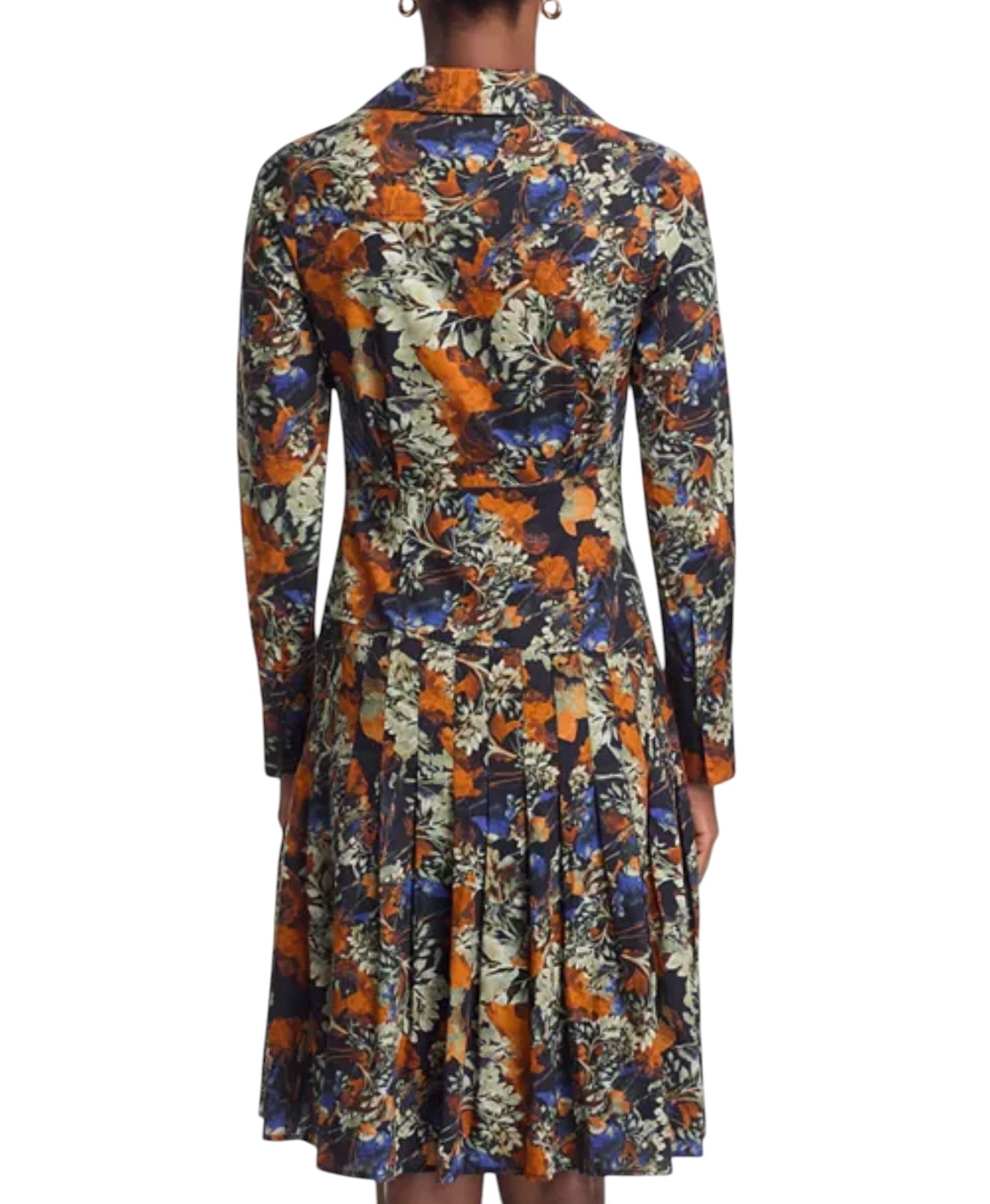 Derek Lam 10 Crosby Laney Dress - Copper Multi
