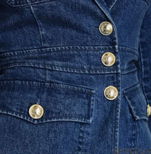 Derek Lam 10 Crosby Keith Utility Jacket - Denim Dark Wash