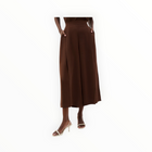 Joseph Ribkoff Gauze Pull-On Culotte Pants - Mahogany