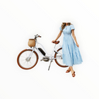 Sail To Sable Sky Eyelet Cinched Waist Midi Dress