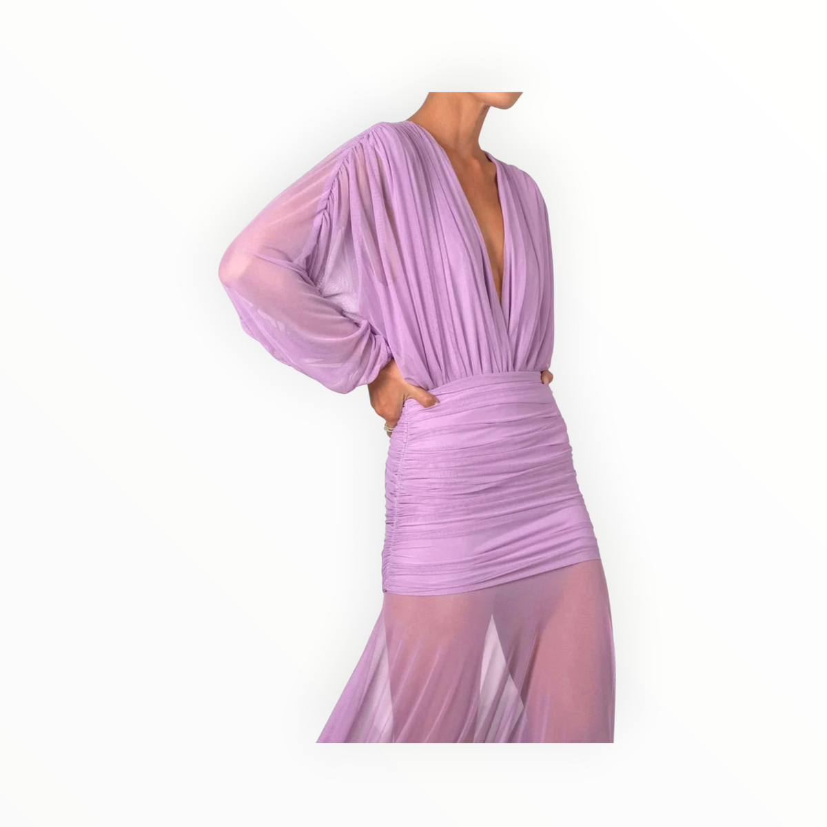 NONchalant Pia Bodysuit - Lavender