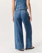 rag & bone Featherweight Arianna Ankle-Length Palazzo Jeans - Beekman