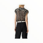 ba&sh Bronx Short Sleeve Top - Noir