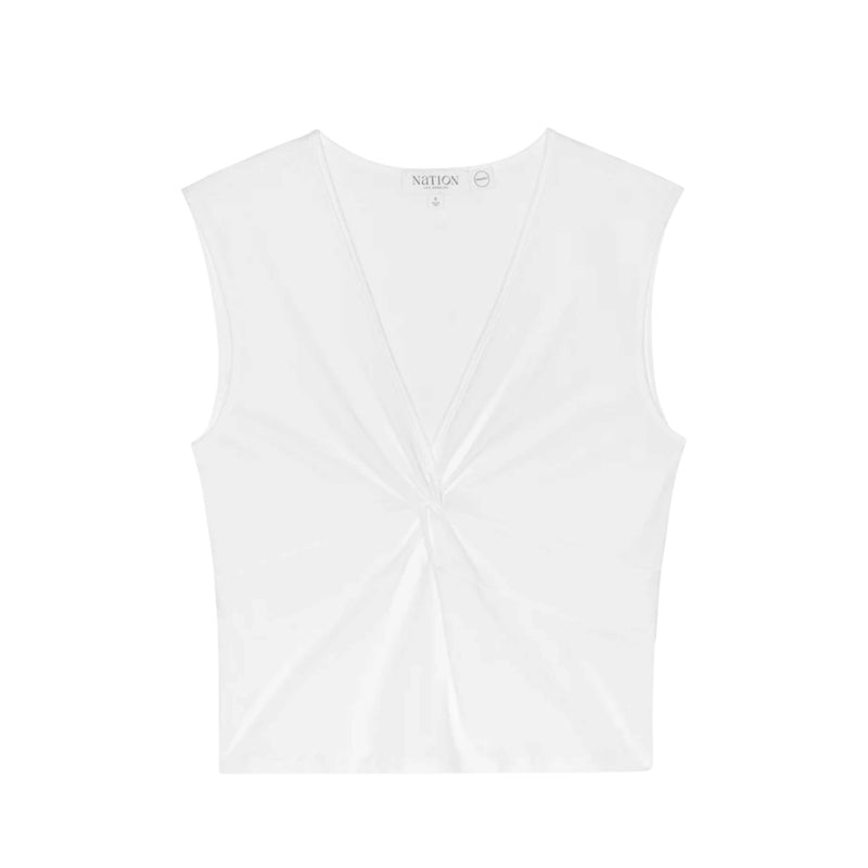 Nation Ltd Shelley Twist Top - White