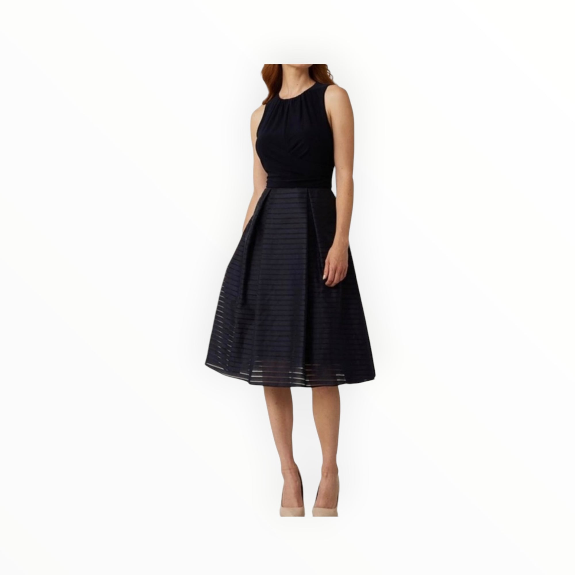 Joseph Ribkoff Fit & Flare Dress - Navy