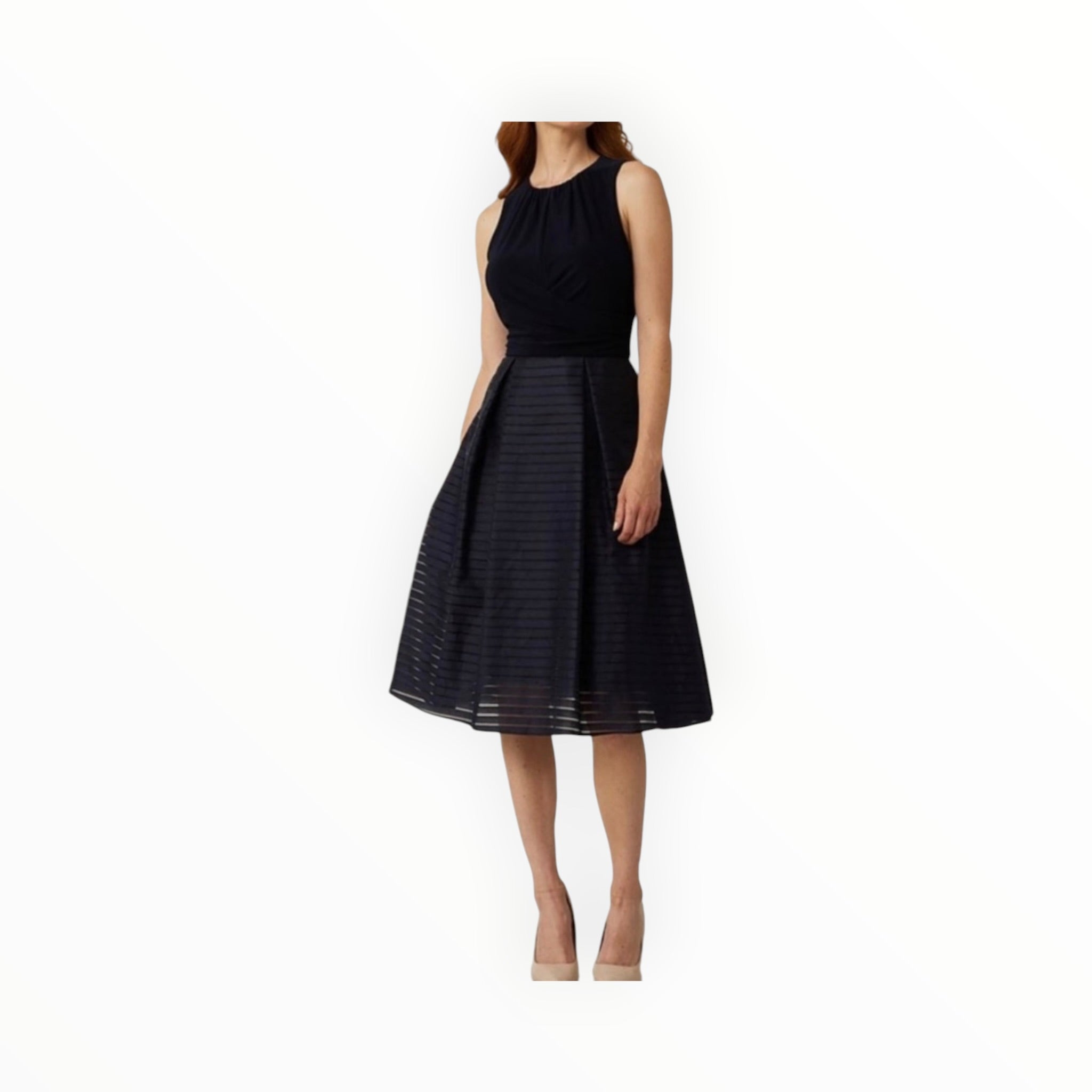 Joseph Ribkoff Fit & Flare Dress - Navy