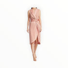 Jonathan Simkhai Luxe Wool Satin Combo Dress