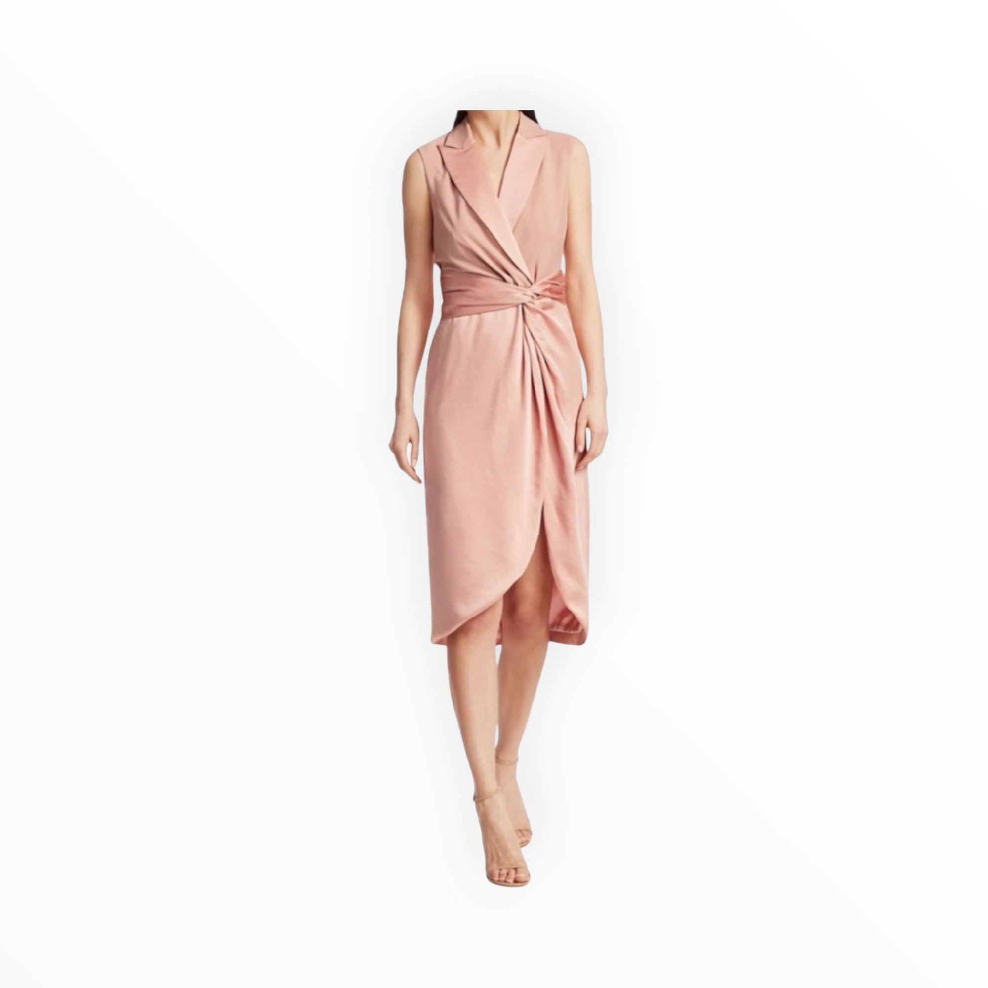 Jonathan Simkhai Luxe Wool Satin Combo Dress