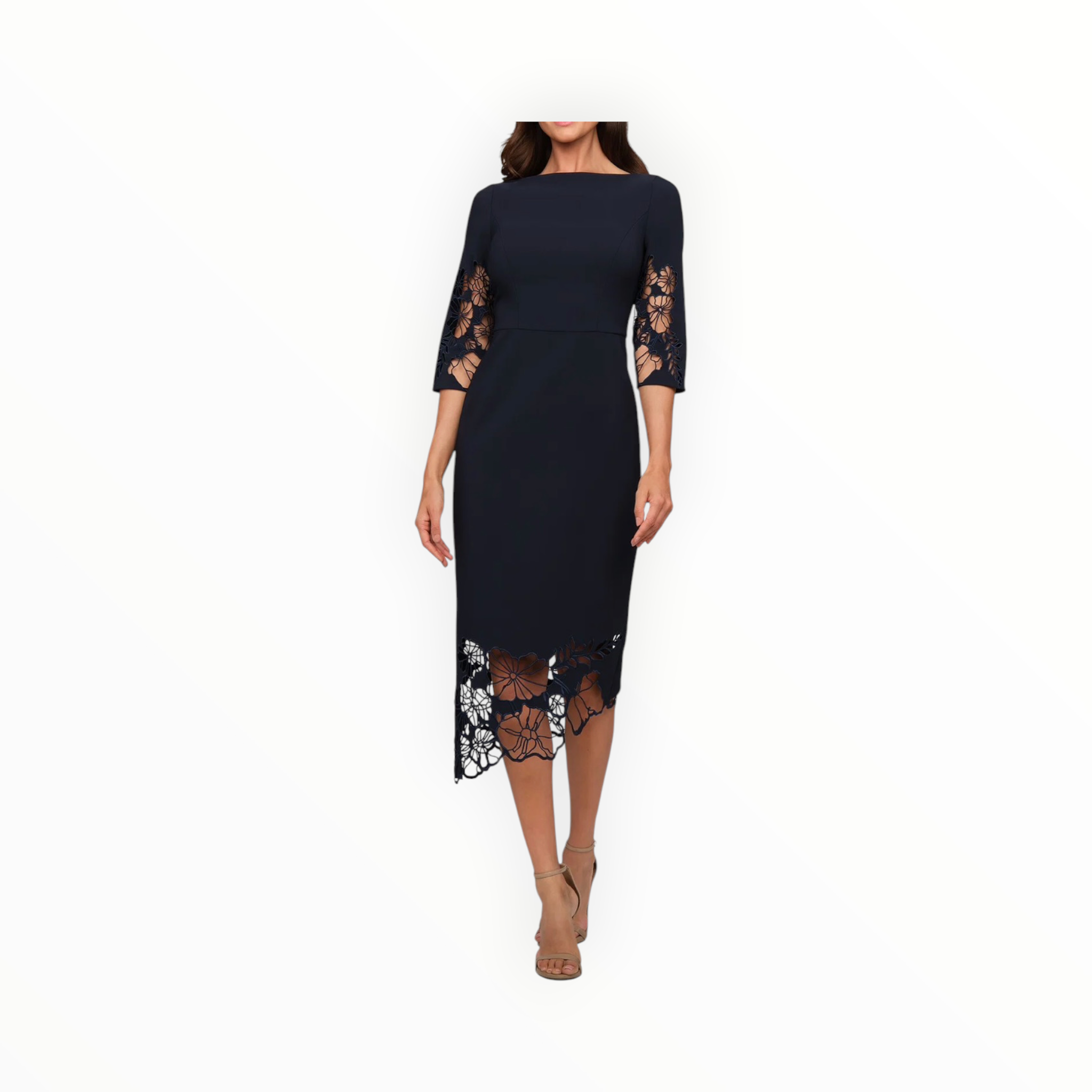 Kay Unger Vanna Midi Dress - Night Sky