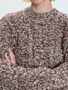 Pistola Quinn Sweater - Chocolate Marl
