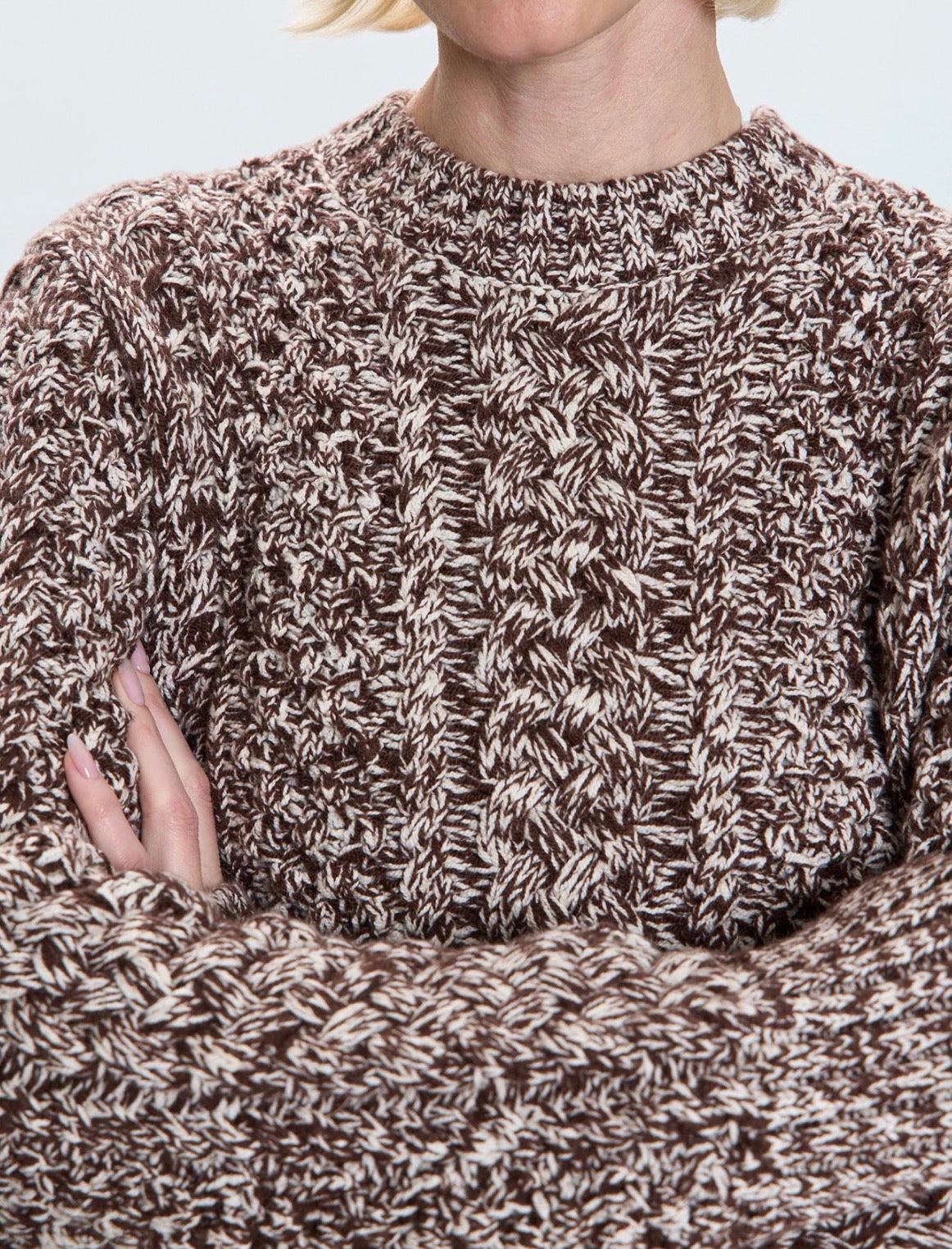 Pistola Quinn Sweater - Chocolate Marl