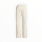 ba&sh Stunner Studden Straight Jeans - Ecru