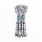 BELL Audrina Dress - Light Turquoise/ Purple